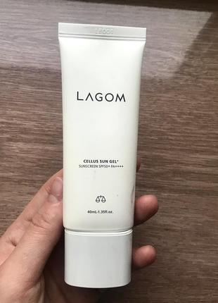 Сонцезахисний крем lagom cellus sun gel spf 50+