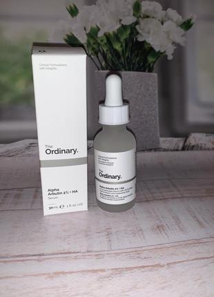 Освітлююча сироватка проти пігментації the ordinary  alpha arbutin 2% + ha