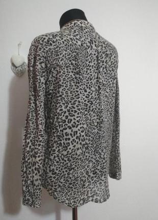 100% котон фирменная базовая блуза тигровый принт котоновая супер качество!!!2 фото