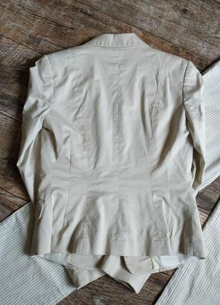 Пиджак блейзер базового бежевого цвета от h&m-xs-ка4 фото