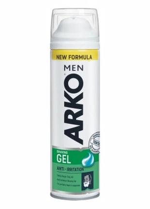 Гель для гоління arko anti-irritation 200 мл (8690506477264)