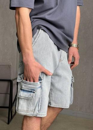Мужские джинсовые шорты