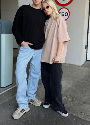 Футболка оверсайз, базова бавовняна футболка