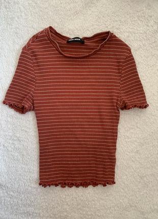 Футболка кроп топ майка zara h&m juste bershka