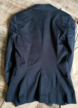 Блейзер піджак за типом фрака від zara/темно синій/чорний-xs-ка5 фото