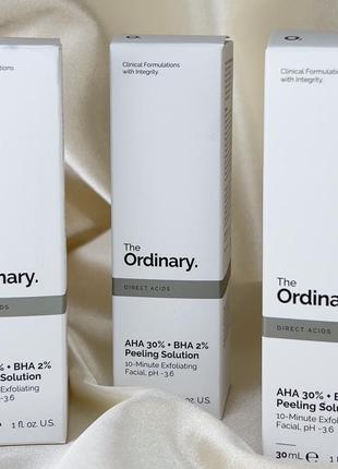 The ordinary - aha 30% + bha 2% peeling solution - кислотный пилинг для лица3 фото