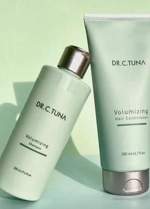 Шампунь для обʼєму волосся volumizing dr. c.tuna 🌿