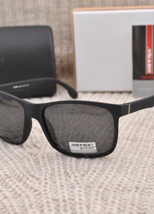 Фірмові сонцезахисні матові окуляри matrix polarized mt8596