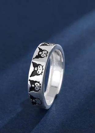 Колце kuromi, hello kitty, колечко, кольцо, печать