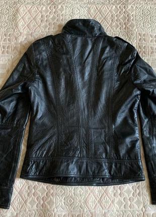 Кожаная куртка косуха демисезонная promod  размер s-м3 фото