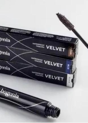 Туш водостійка velvet waterproof mascara bogenia bg900

002 brown