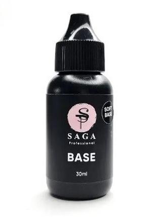 База saga professional rubber base strong, 30 мл