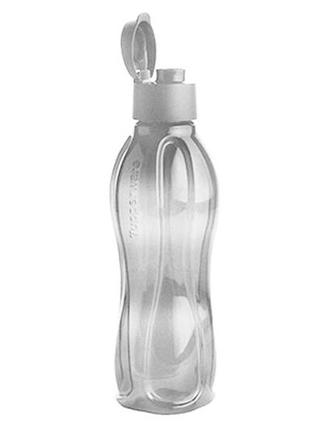 Эко-бутылка 1 л с клапаном белая