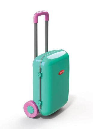 Km01520/02 іграшка дитяча валіза з ручкою на колесах тм doloni