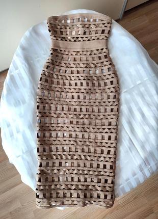 Новое бандажное платье миди3 фото