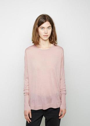 Acne studios шерстяной мериносовый джемпер свитер в стиле оверсайз beige pink /4799/4 фото