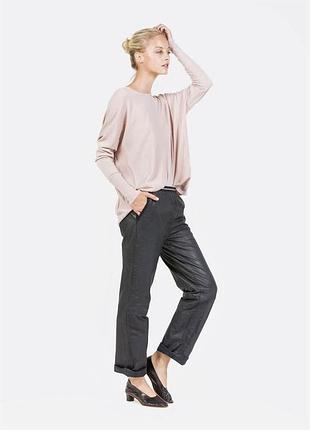 Acne studios шерстяной мериносовый джемпер свитер в стиле оверсайз beige pink /4799/