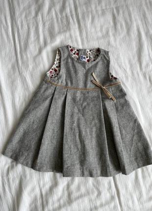 Шерстяна сукня плаття zara kids сарафан для дівчинки