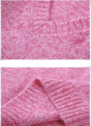 Розовый свитер zara с шерстью5 фото
