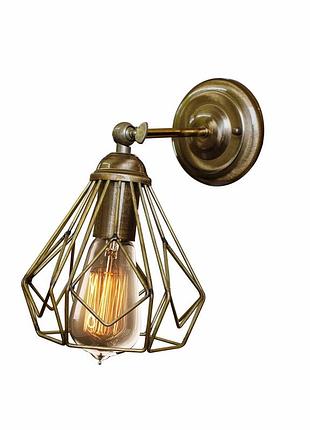 Бра в стиле лофт msk electric milan бронзового цвета nl 5380-1 bn