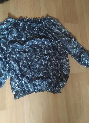 🩶блузочка  интересная , большой размер