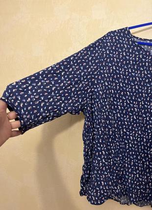 Батал натуральна віскозга кофта блузка блуза блузочка2 фото