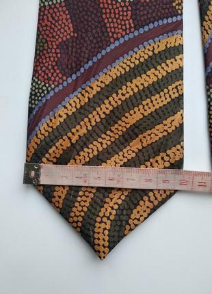 Винтажный дизайнерский галстук -  искусство аборигенов австралии outstations8 фото