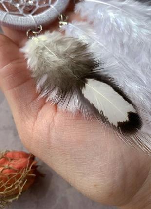 Маленький белый ловец снов. ловец снов оригиналовый подарок