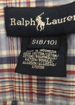 Сорочка бренда ralph lauren на 8/10 років4 фото