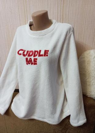 Плюшевая мягкая домашняя теплая пижамная кофта толстовка кофточка пижама3 фото
