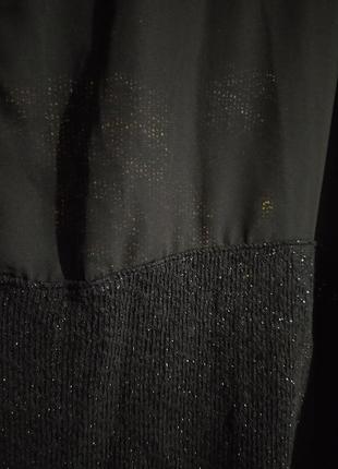 Стильная черная кофта с блестками на спинке с сеточкой✨7 фото