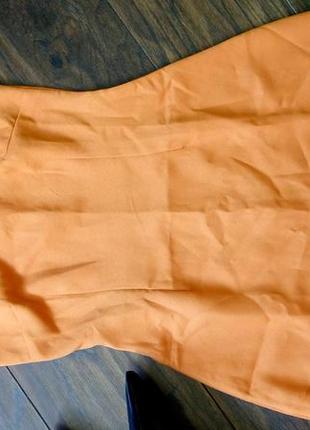 Красивый оранжевий сарафан от missguided5 фото