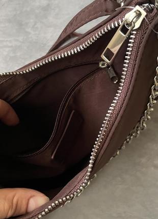Сумка женская клатч коричневая