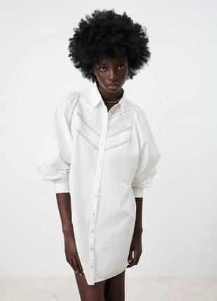 Сукня з попліну zara.
