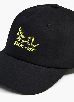 Чоловіча бейсболка кепка cropp - black rats