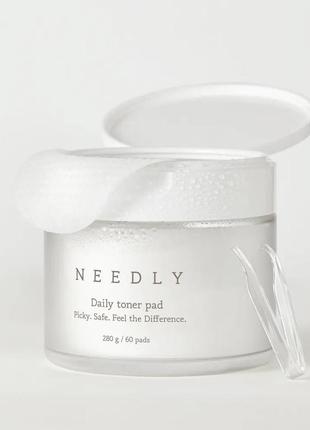 Пілінг – диски з bha і pha - кислотами needly daily toner pad 60 шт