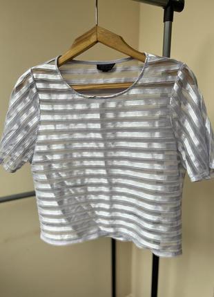 Прозрачная футболка блуза на рейв1 фото