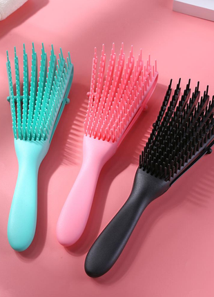 Расчёска с регулировкой щетины для вьющихся и курчавых волос flexi detangling brush