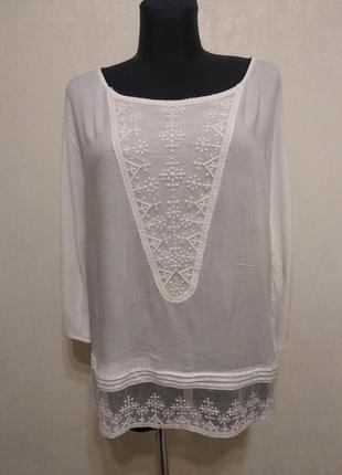 Нежная лёгкая блузочка,фасон летучая мышь  promod
