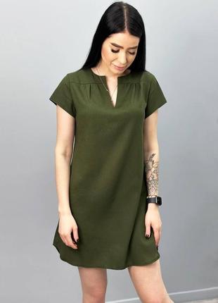 😍 жіноча коротка літня сукня з льону міні льон
