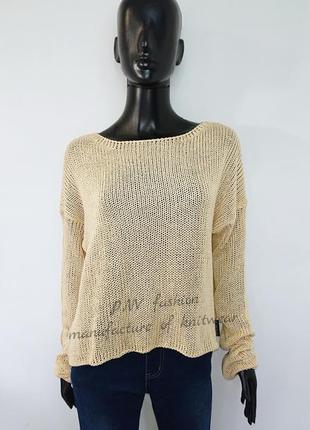 Шикарний весняний светр із товстого шовку3 фото