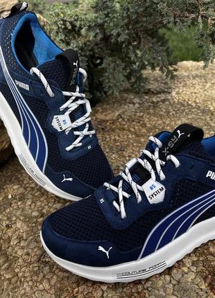 Кросівки чоловічі puma rs-x denim нубук-сітка10 фото