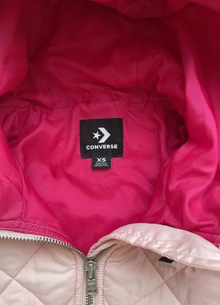 Куртка converse рожева6 фото