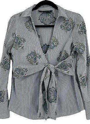 Блузка рубашка zara