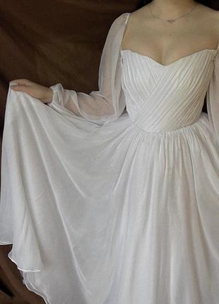 Весільна сукня з корсетом1 фото