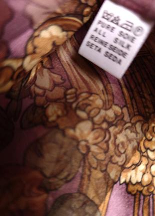 Большой шелковый палантин шарф франция /5132/9 фото