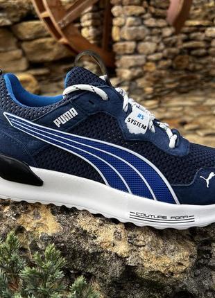 Кроссовки мужские puma rs-x denim кожа-сетка1 фото