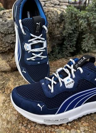 Кроссовки мужские puma rs-x denim кожа-сетка8 фото