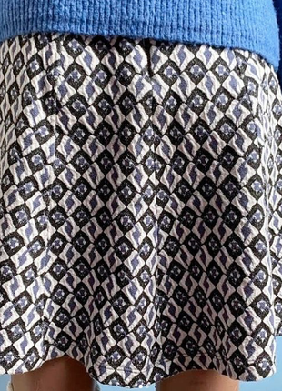 Юбка миди из красивой фактурной ткани2 фото