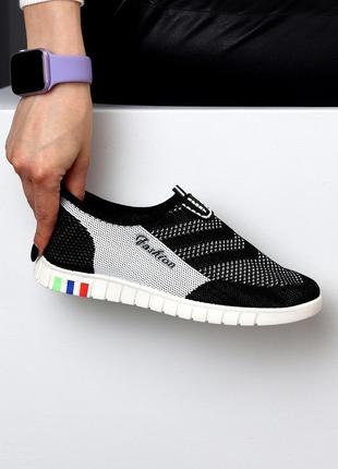 Мокасины "migu" женские текстиль